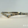 Diamant Ring Swing Blue Diamonds Weissgold