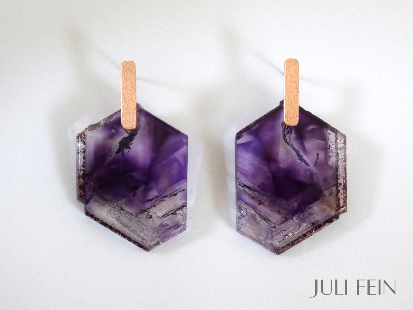 Amethyst Ohrschmuck PUR