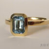 aquamarin ring gold