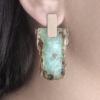 Chrysopras Ohrschmuck RAW