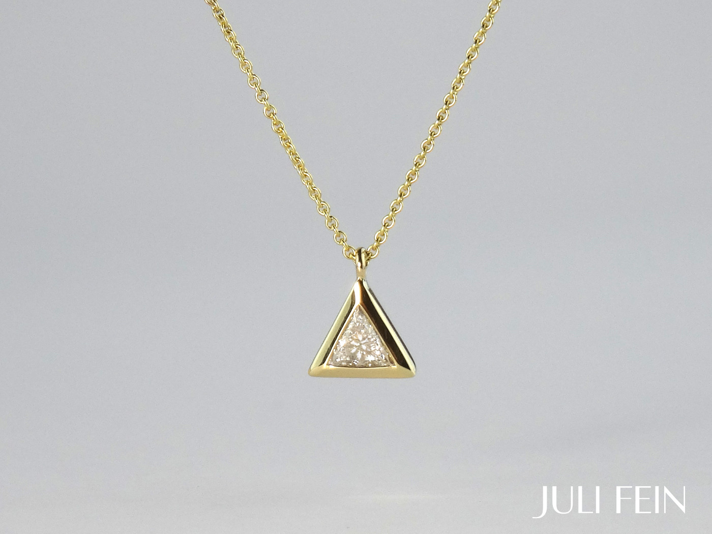 Diamant Dreieck Halskette LIVIA – Bild 4