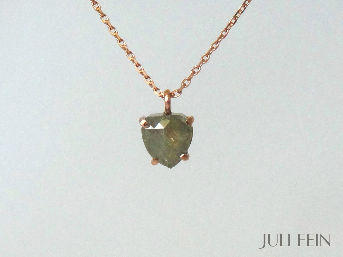 Alternative view of Diamant Herz Halskette AMELIE
