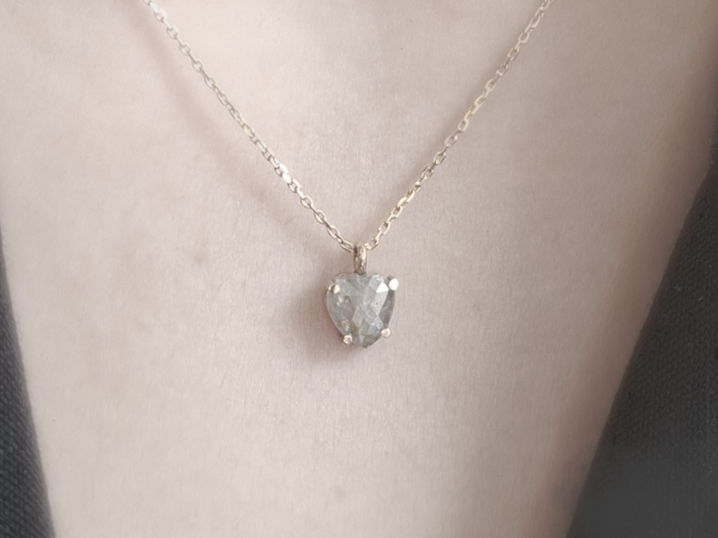 Diamant Herz Halskette AMELIE