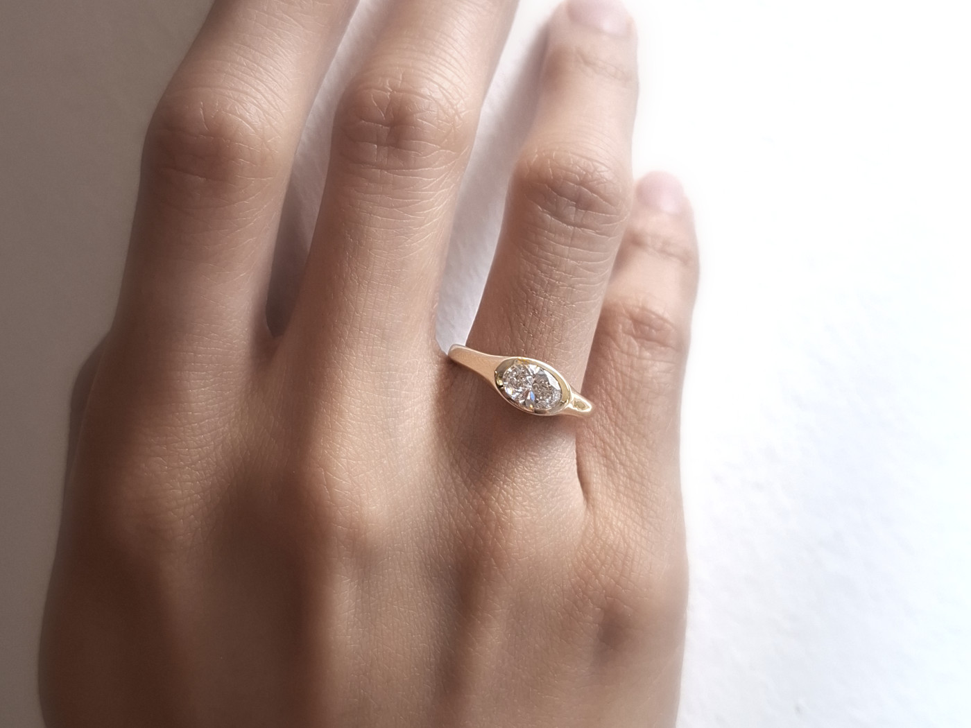 Alternative view of Lab-Grown Diamant Ring LUCIA
