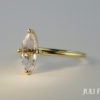 Morganit Ring Gelbgold