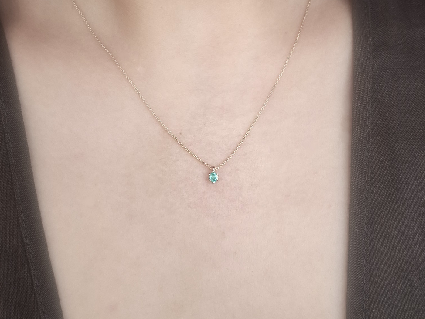 Alternative view of Paraiba Turmalin Halskette MARIS