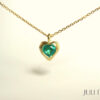 Smaragd Herz Halskette ELYA