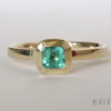 smaragd ring gold