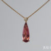 turmalin diamant halskette
