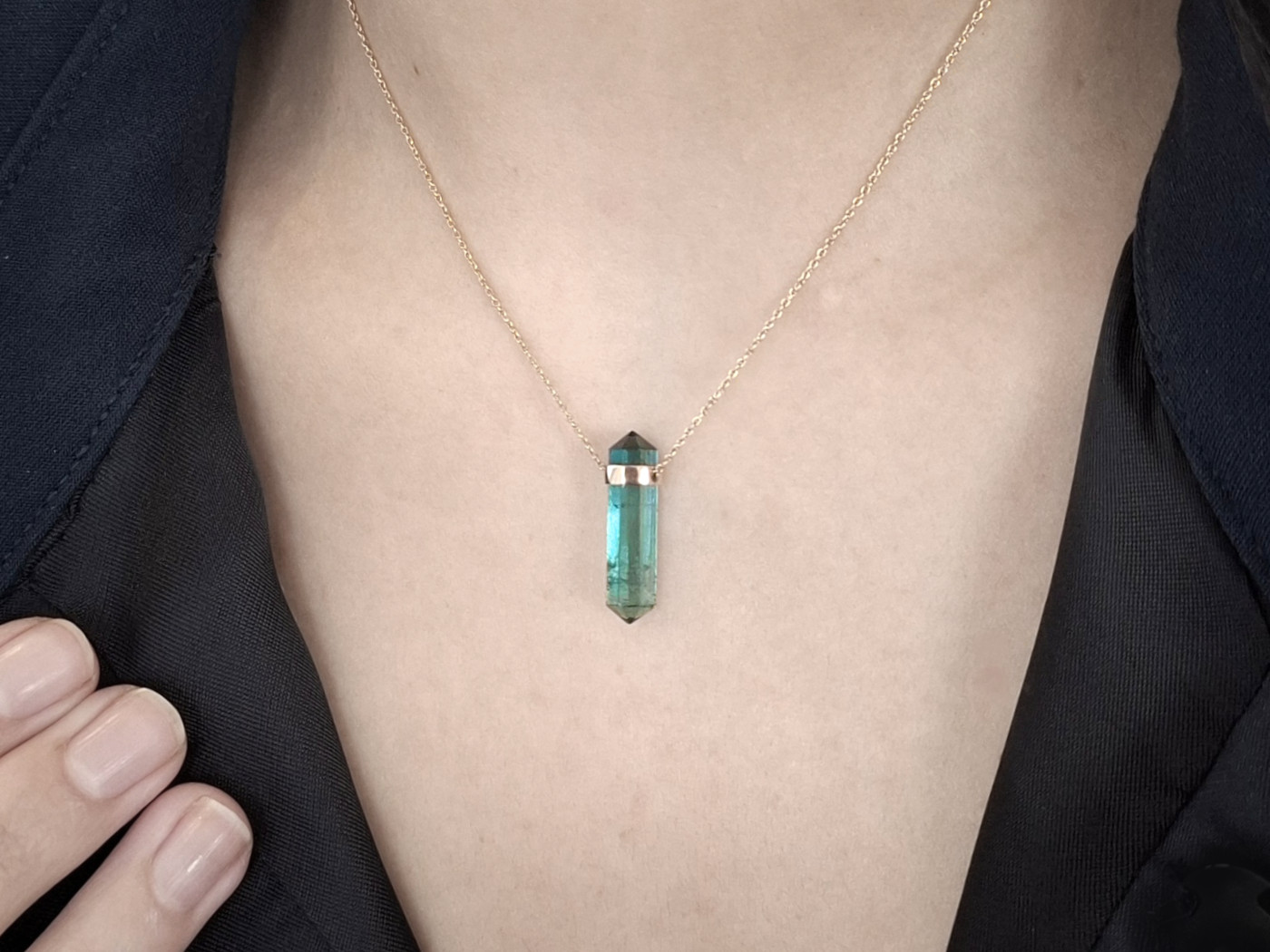 Turmalin Halskette ELIN