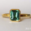 Turmalin Ring Gelbgold